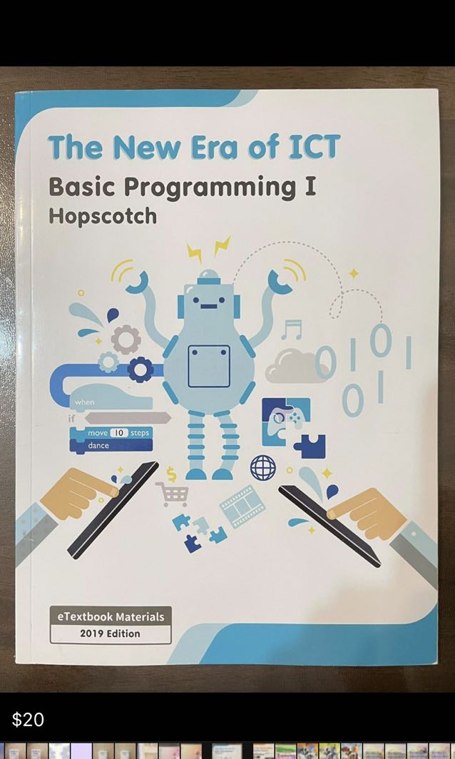 The New Era of ICT Basic Programming I Hopscotch, 興趣及遊戲, 書本 & 文具, 教科書 ...