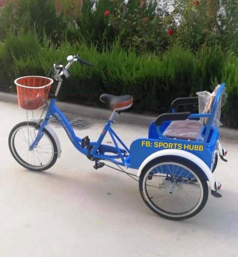 three wheel bike with trailer