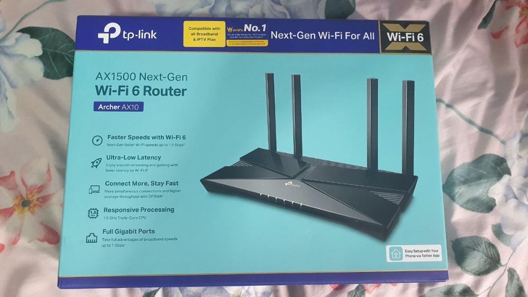 TP-Link Archer AX10 AX1500 Triple-Core CPU Powered WiFi 6 Wireless AX ...