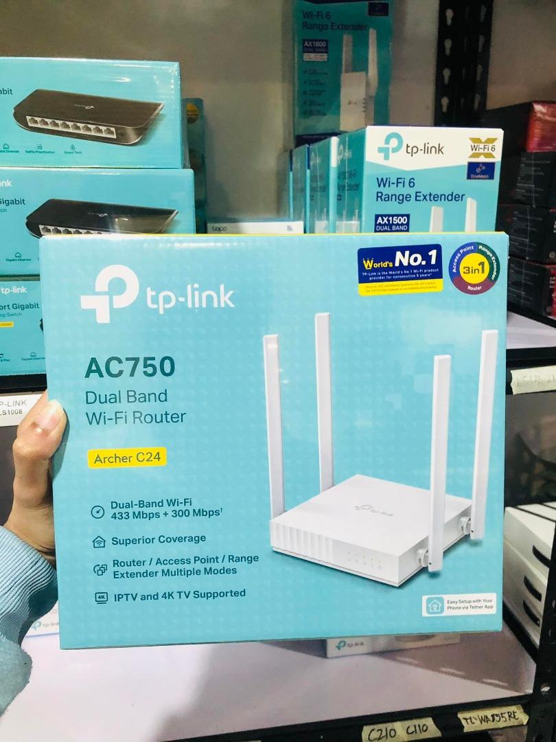 TP-Link Archer C24 AC750 Dual-Band Wireless WiFi Router | Access Point ...