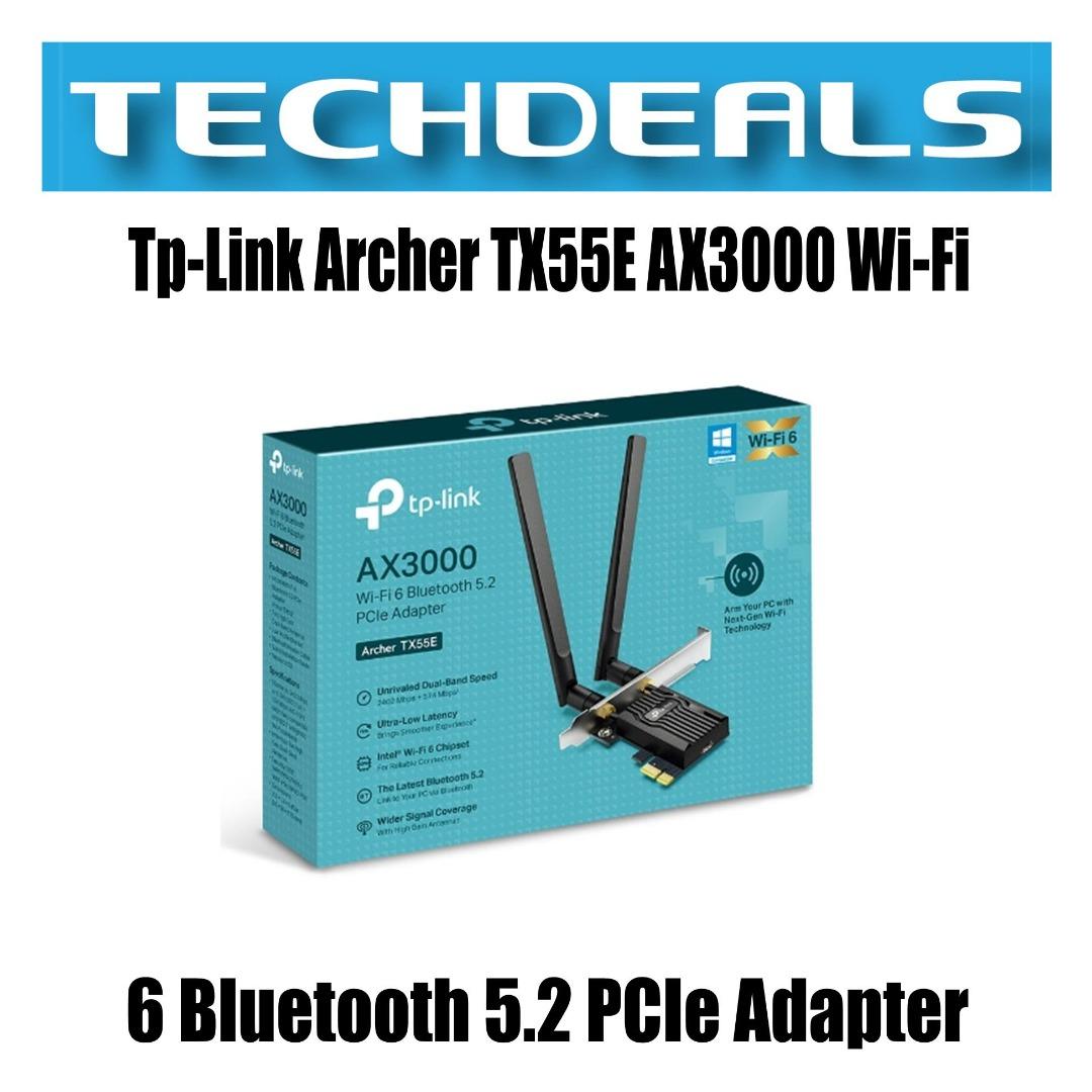 TP-Link Archer TX55E AX3000 Wi-Fi 6 & Bluetooth 5.2 ARCHER TX55E