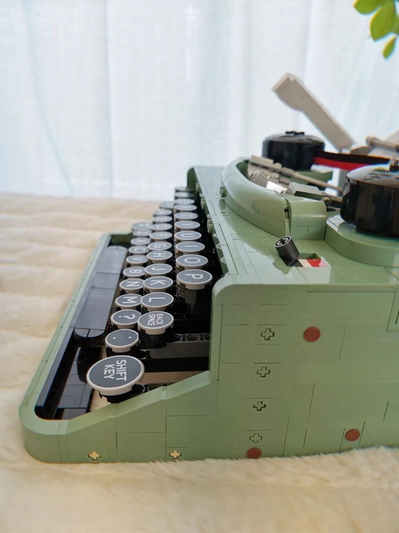 Typewriter Lego Replica with free assembly, Hobbies & Toys, Toys