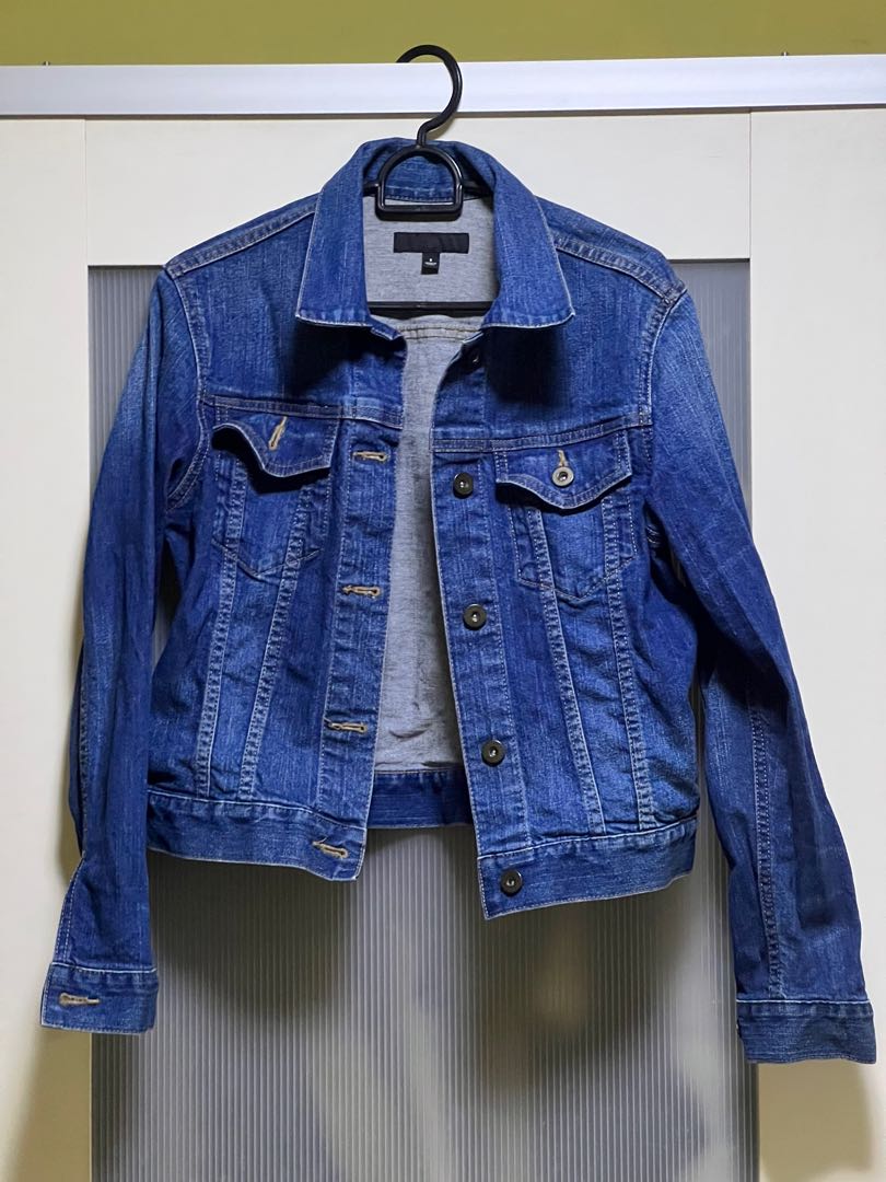 Uniqlo Denim Jacket, Women's Fashion, Coats, Jackets and Outerwear on