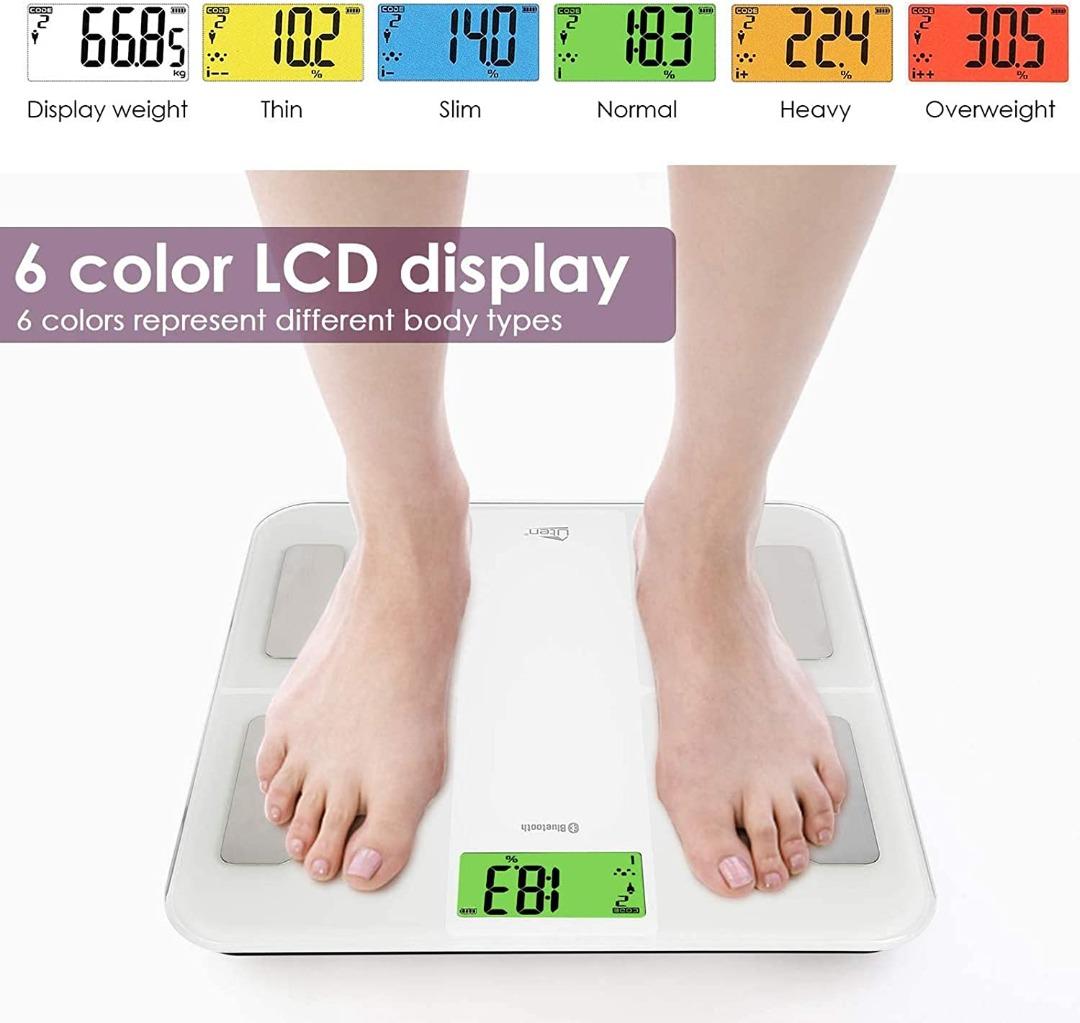 "Uten Digital Bathroom Scales , Weighing Scale Builtin 3.7V
