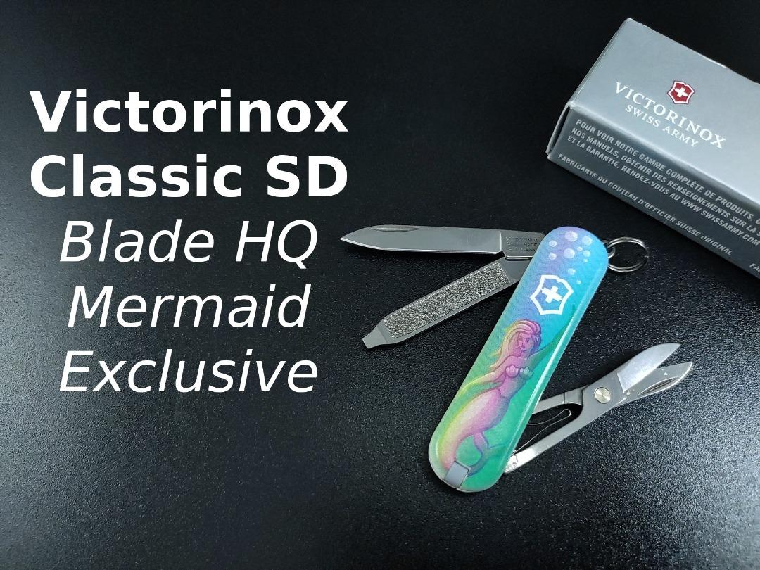 Victorinox Classic SD Swiss Army Knife Blade HQ Mermaid Exclusive