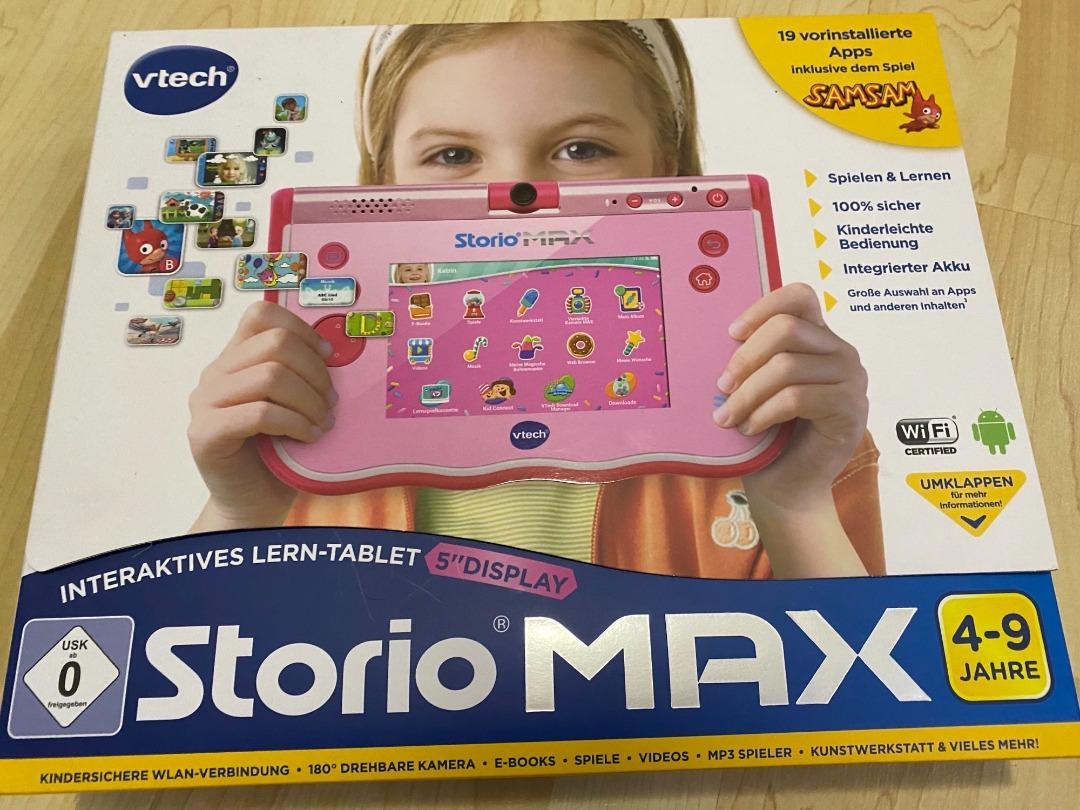 Vtech Storio Max 2.0 Lern-Tablet für Kinder for sale online