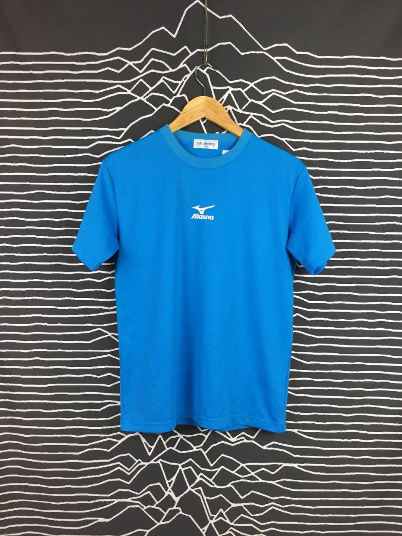 Vtg Mizuno Center Logo Running Dri Fit Tee