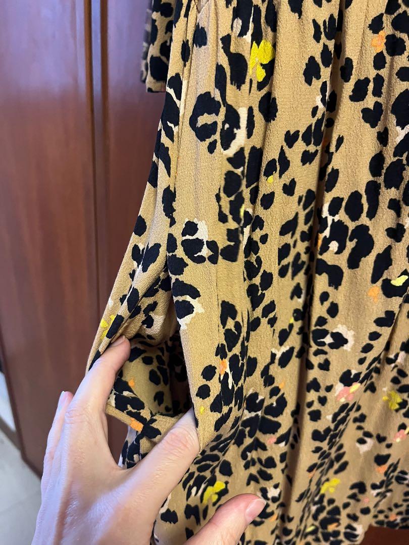 Warehouse animal print dress