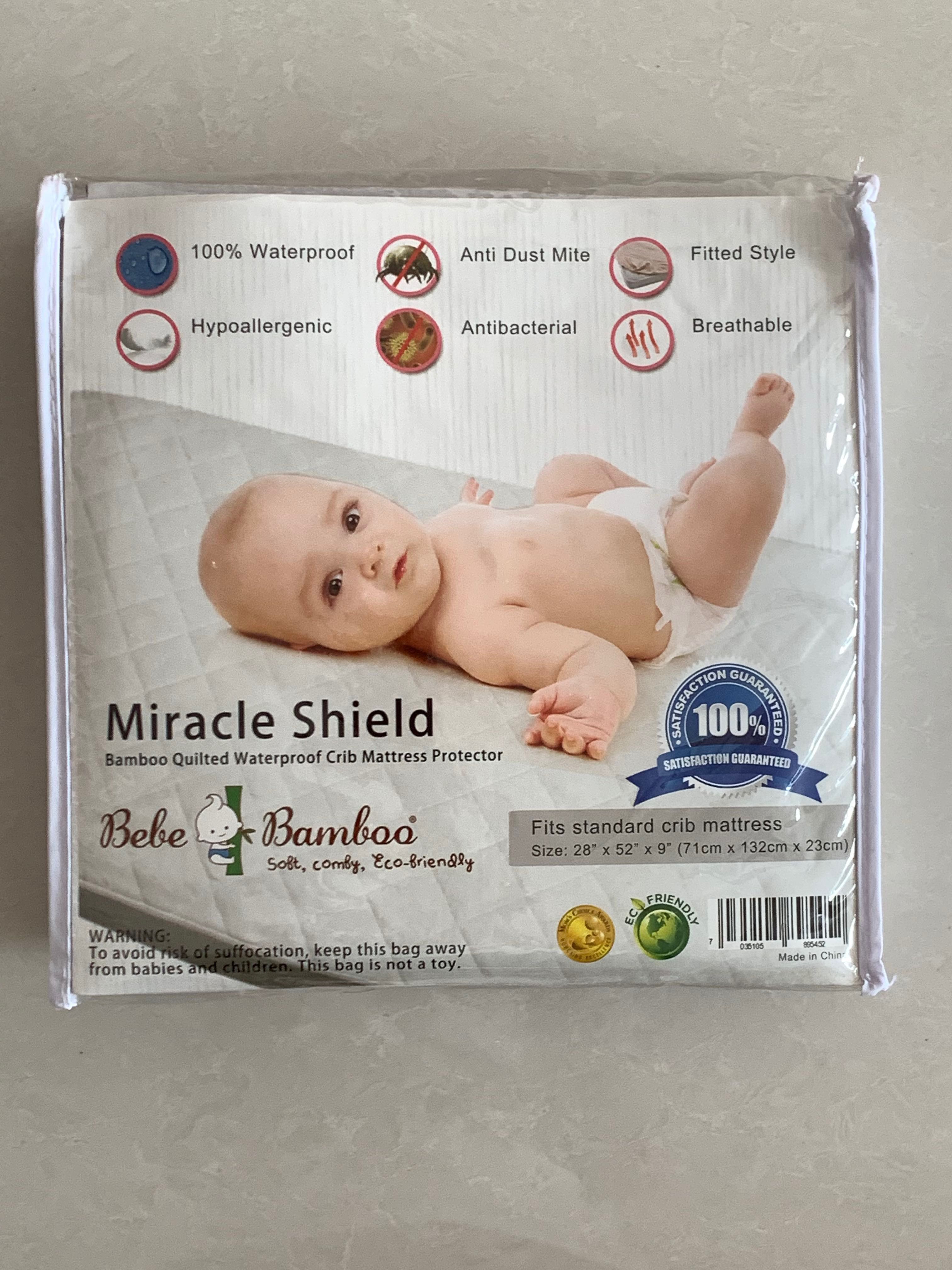 Waterproof Mattress Protector for Cot, Babies & Kids, Baby Nursery