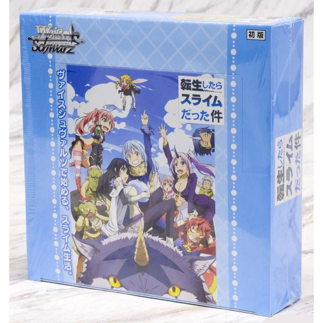 weiss schwarz slime booster box Reincarnated as a Vol. 3 Japanese Preo  Cardboard Fiat Miho Okasaki (as Rimuru) [2 variations] Yumiri Hanamori (as Shizu) Sayaka Senbongi (as Shuna) M Weiss Schwarz Slime After Reincarnated