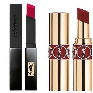 YSL奢華緞面絨霧唇膏#21👄誘光水唇膏#129💄