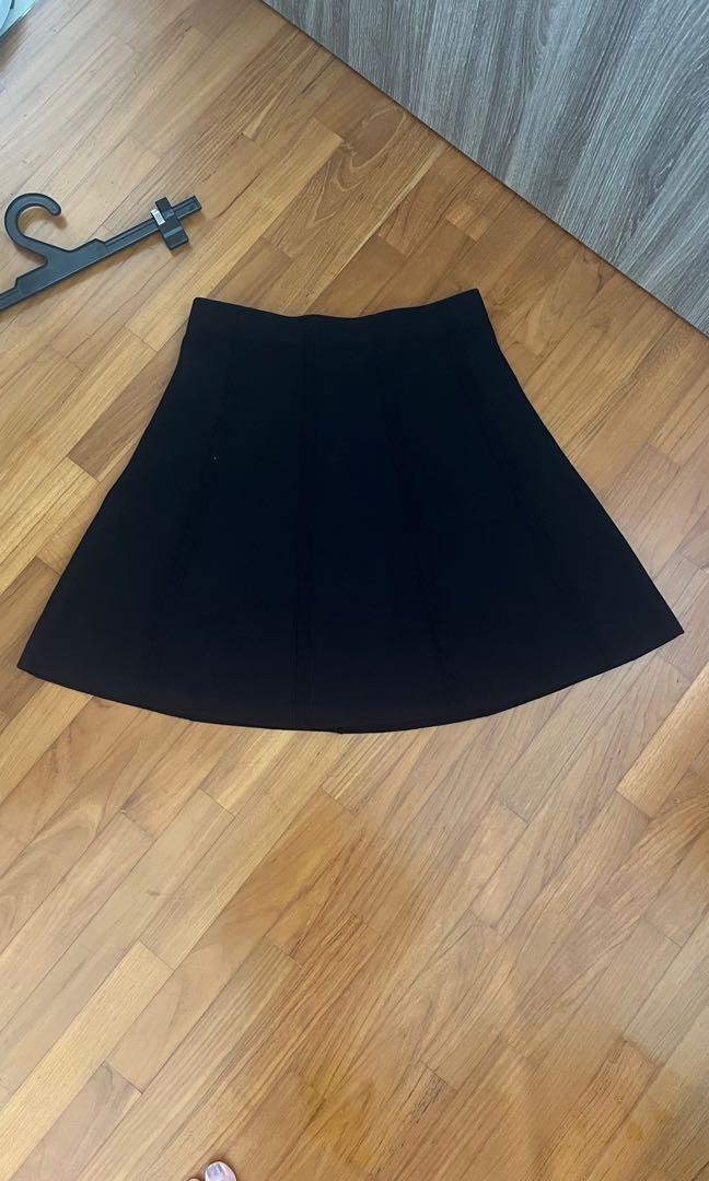 Zara black knit skirt Women s Fashion Bottoms Skirts on Carousell