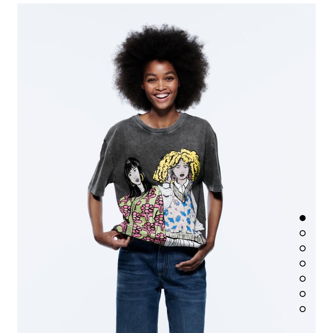 Zara t store shirt women