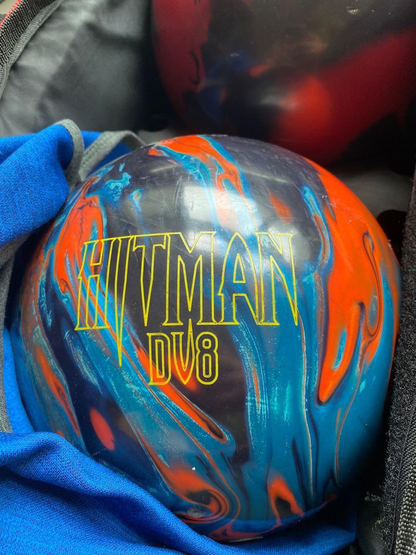 15lbs hitman bowling ball, Sports Equipment, Sports & Games, Billiards