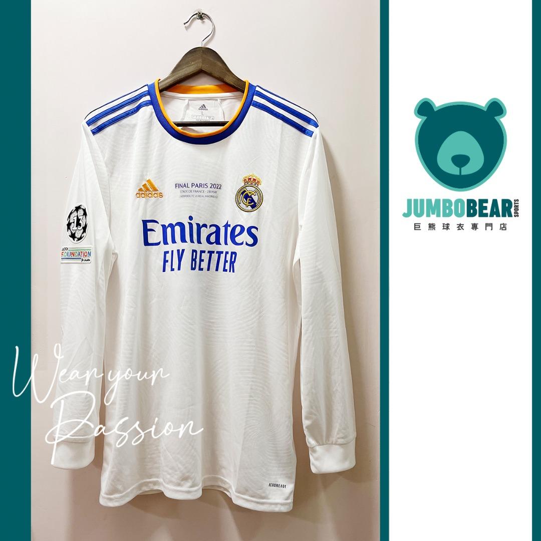2021-22 皇家馬德里主場長袖球衣連歐聯決賽日期/ 2021-22 Real Madrid