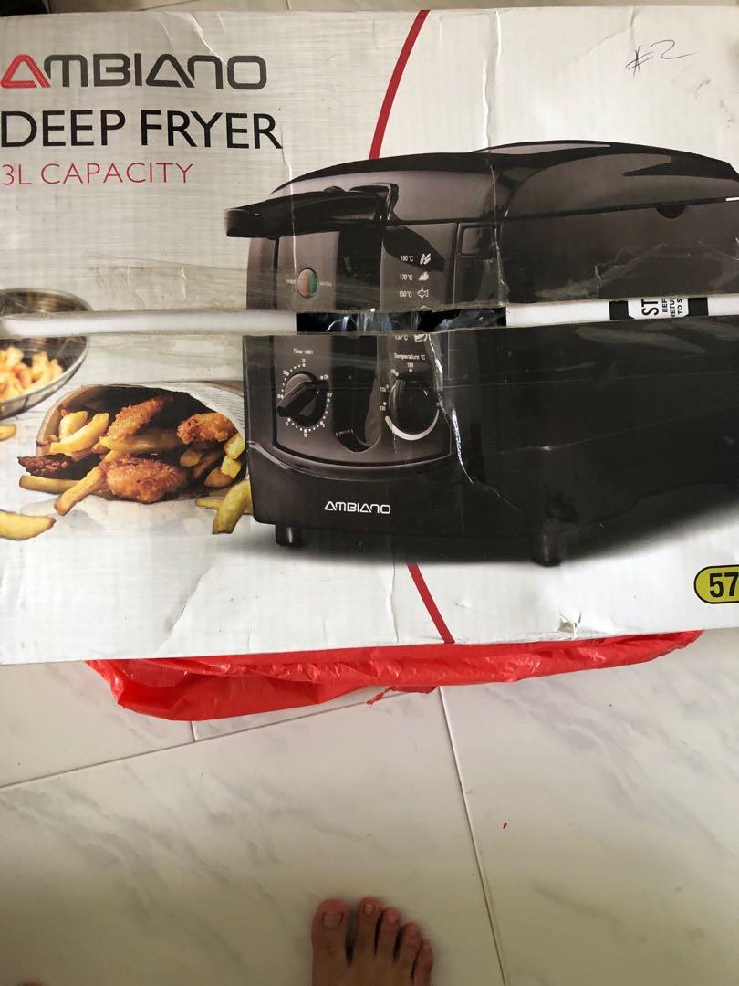3L Ambiano Deep Fryer, TV & Home Appliances, Kitchen Appliances, Fryers