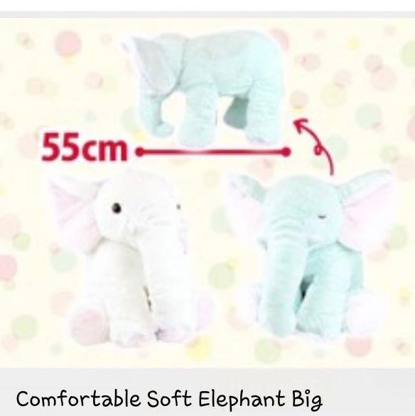 large elephant cuddly toy