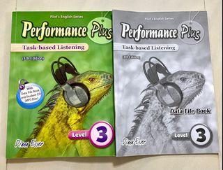 8成5新❗️Performance plus task-based listening level 3教科書/書本/補充/練習textbook