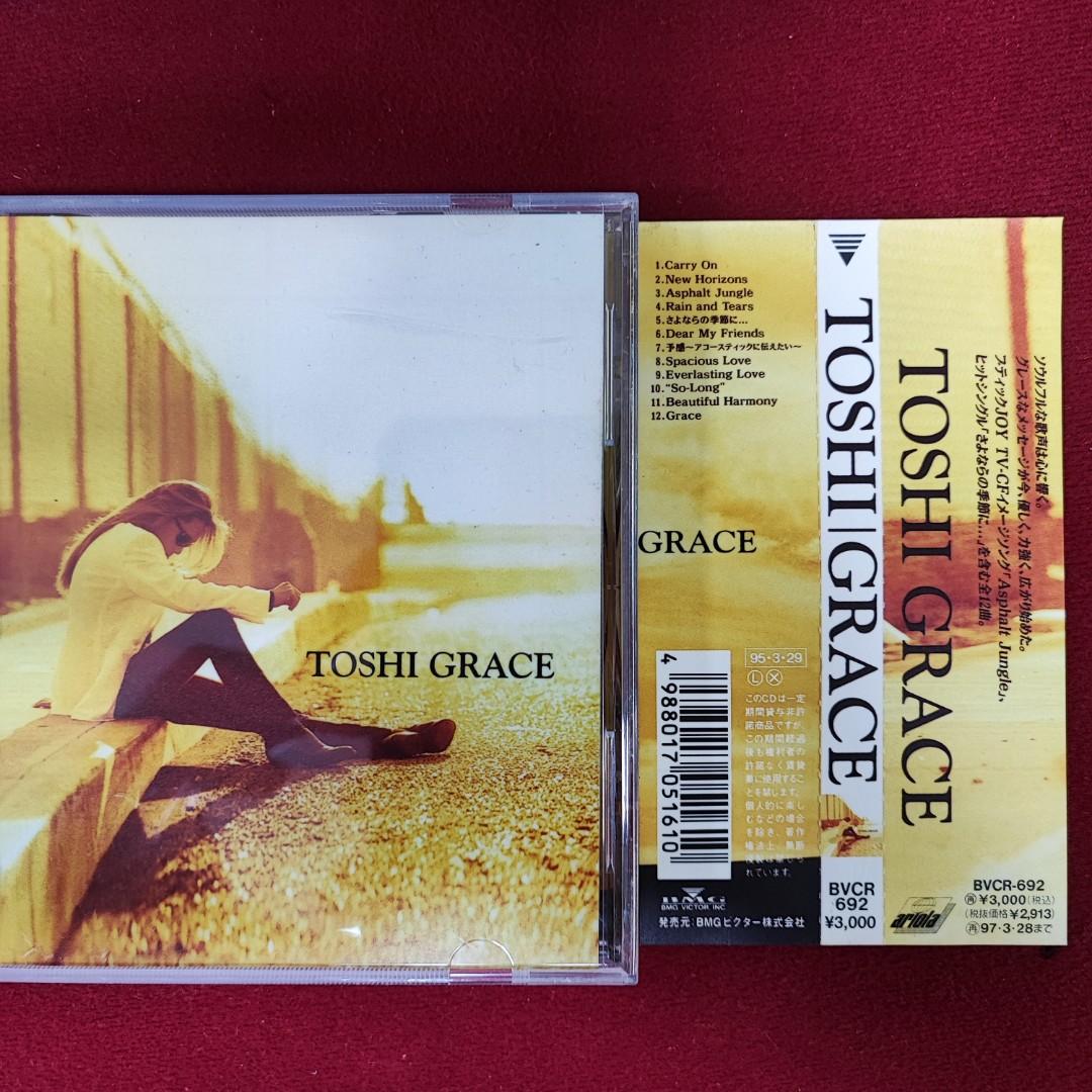 90%new 日本版X Japan ToshI Grace 第三張個人大碟CD ＃罕有保留原裝完美側紙碟面完美無瑕接近全新, 興趣及遊戲,  音樂、樂器 配件, 音樂與媒體-