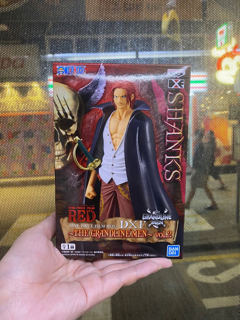 日) 紅髮香克斯Shanks 日版模型Figure The Grandline Men Vol.2 Film Red DXF 劇場版One Piece  海賊王Banpresto 日本????????直送全新, 興趣及遊戲, 玩具 遊戲類-