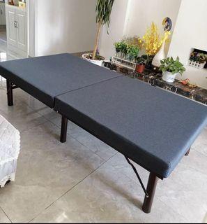 全新! 日式摺疊乳膠單人床 Japanese style single foldable bed Brand new!