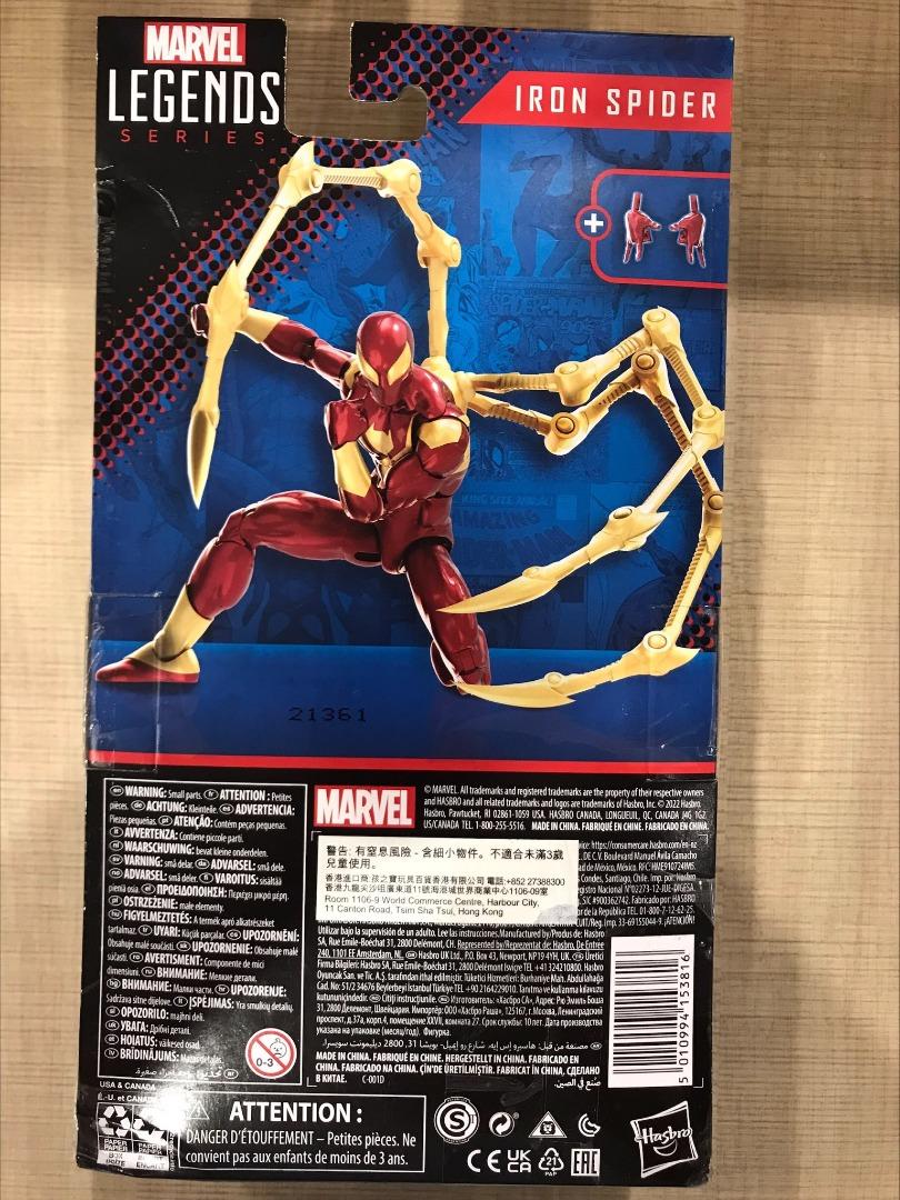 不議價，議價不回- Marvel legends Spider-Man iron spider hasbro 孩