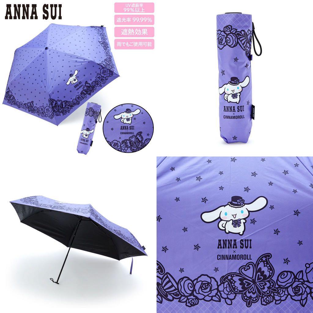 ANNA SUI✩傘 紫×花柄-
