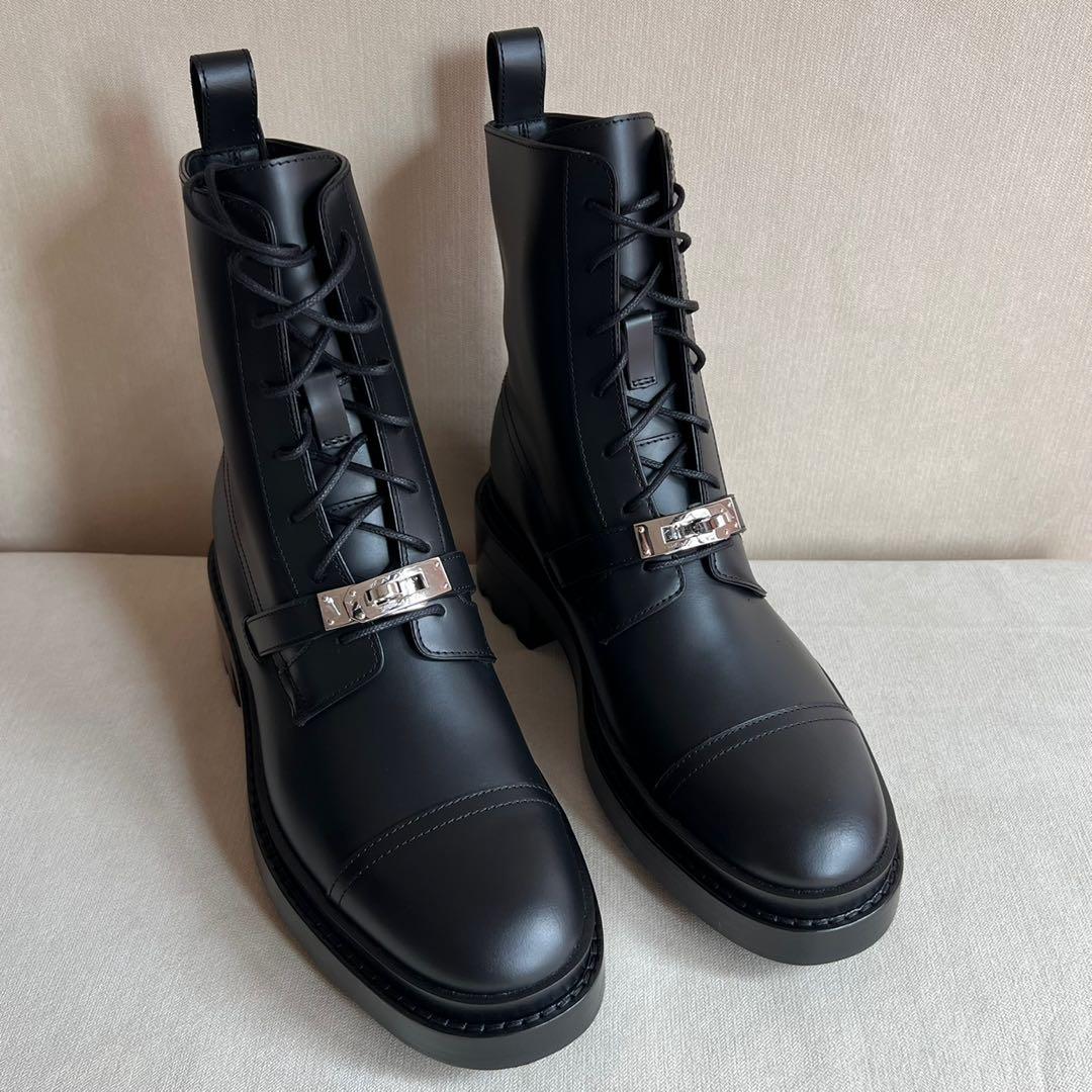 HERMES エルメス FUNK ファンク ブーツ ケリー金具 38 HERMES FUNK