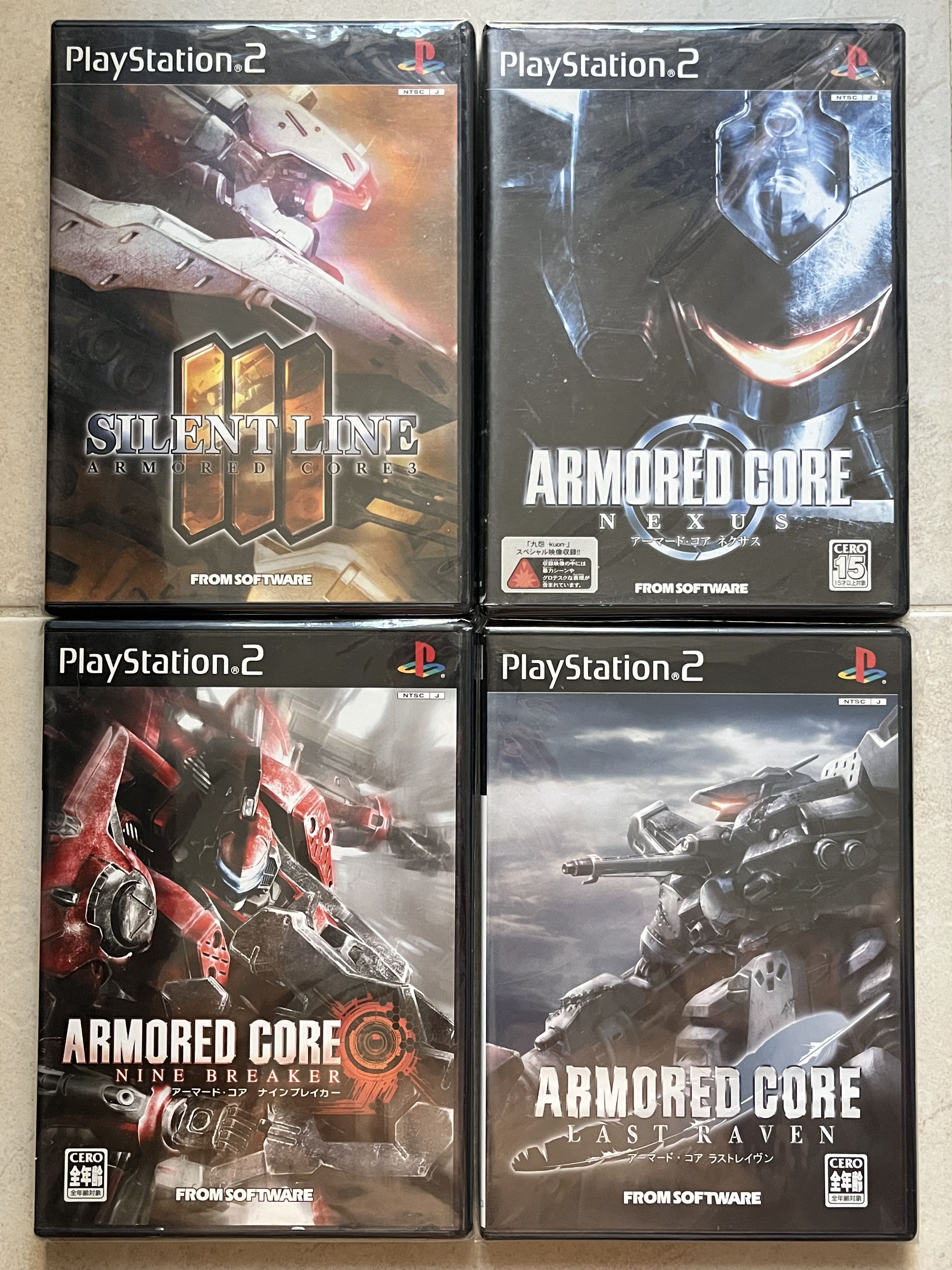 日版PS2 ARMORED CORE III SILENT LINE NINE BREAKER NEXUS LAST RAVEN