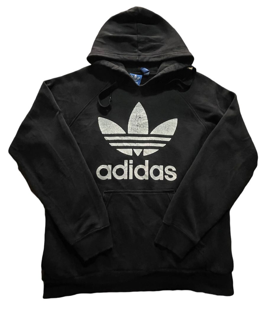 Adidas biglogo, Men's Fashion, Tops & Sets, Hoodies on Carousell