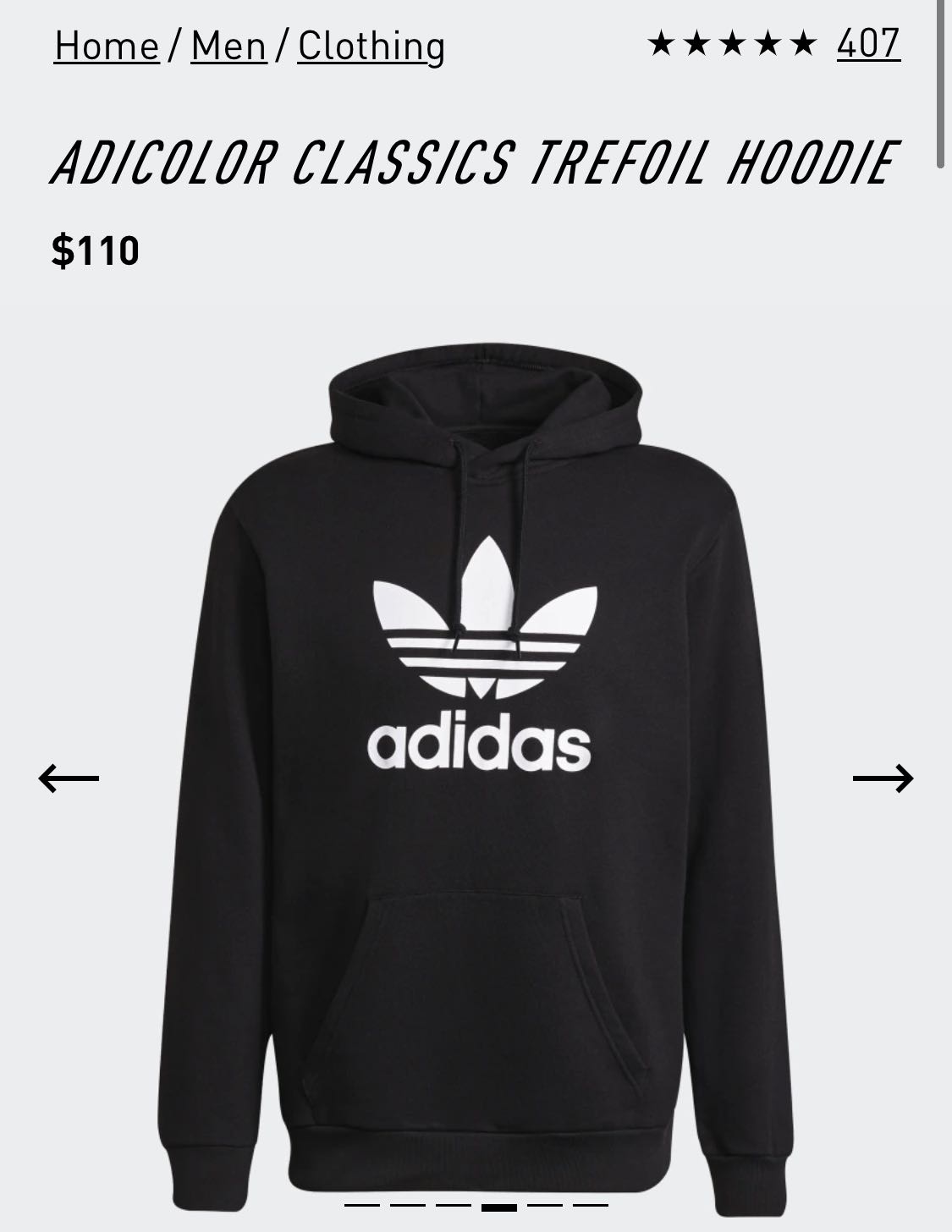 Adidas Classics Trefoil Hoodie Men s Fashion Coats Jackets and Outerwear on Carousell