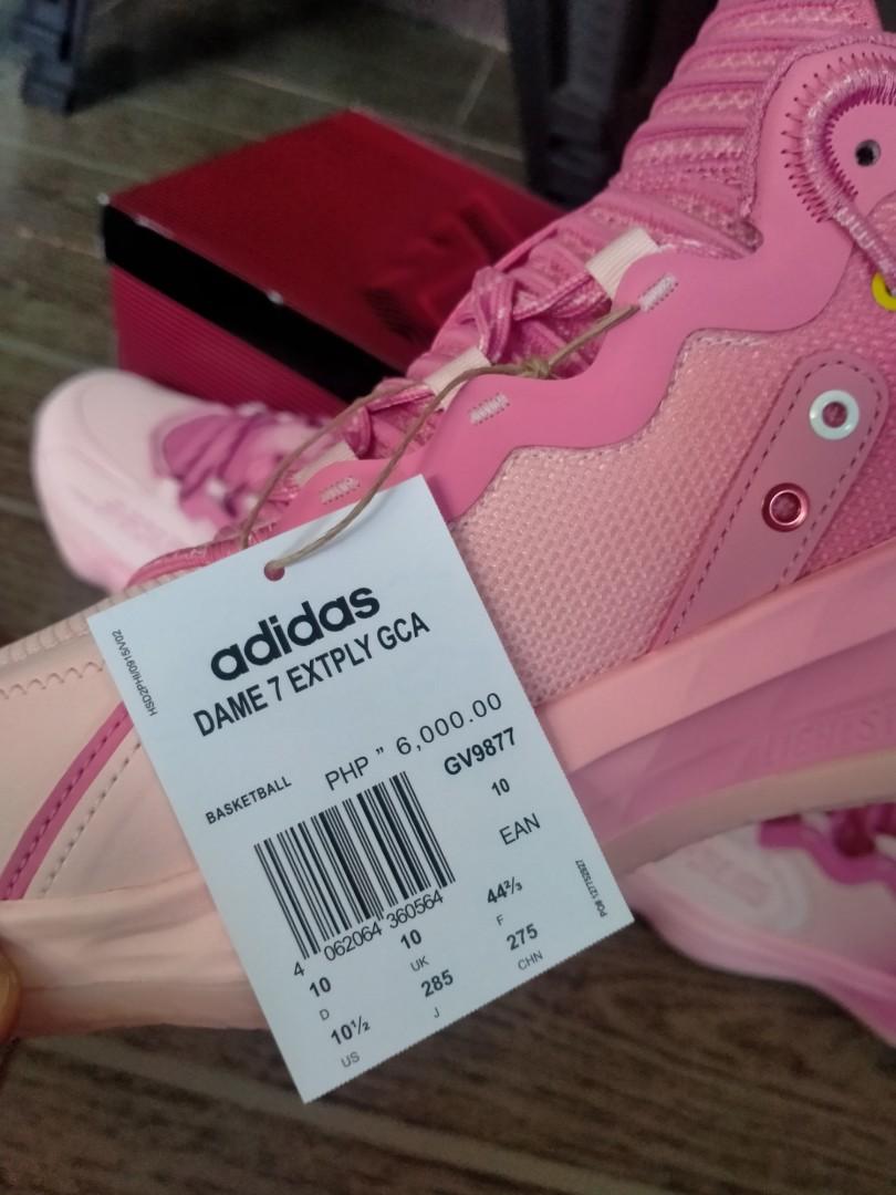 Adidas Size Dame EXTPLY With Box Pink Damian Lillard EUC 49 OFF