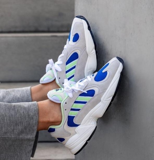 Adidas yung 1 glow green deals
