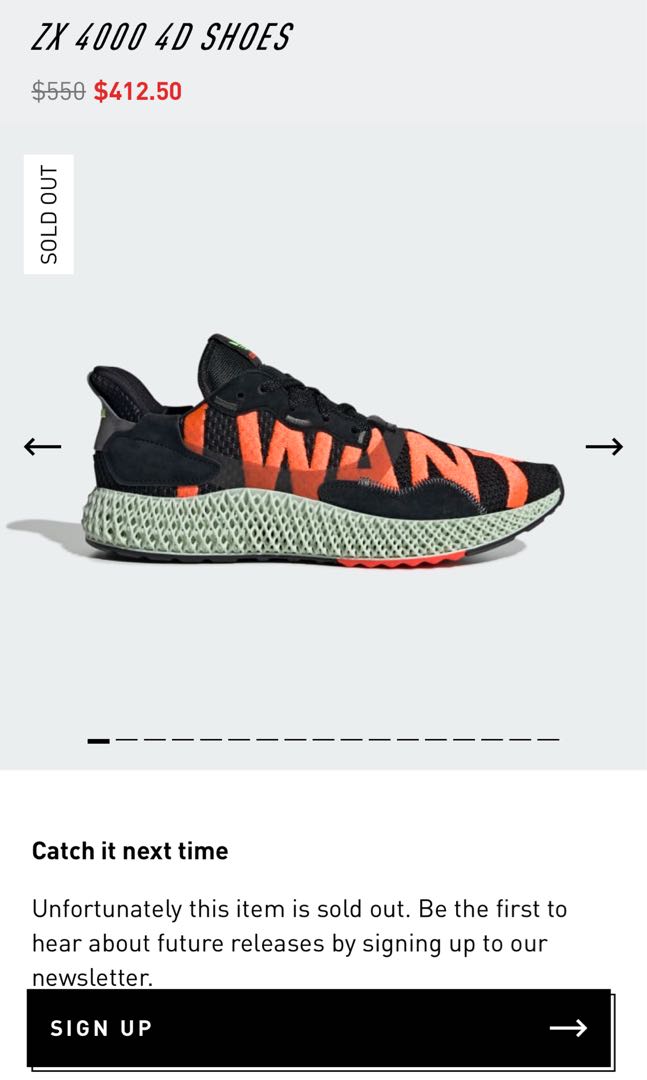 Adidas zx 4 best sale 4d multi
