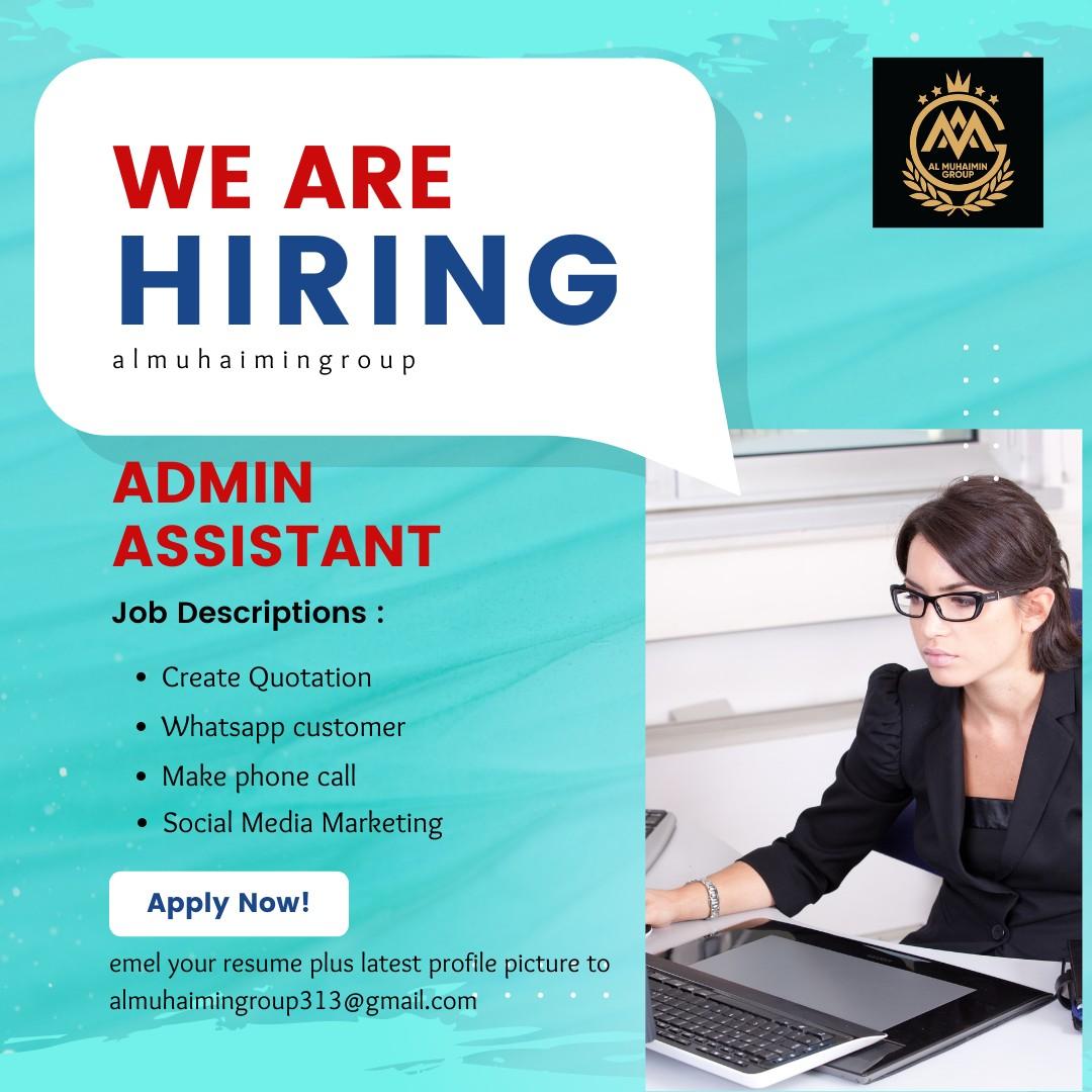 Admin assistant, Jobs, Fulltime, Admin, Office & Finance on Carousell
