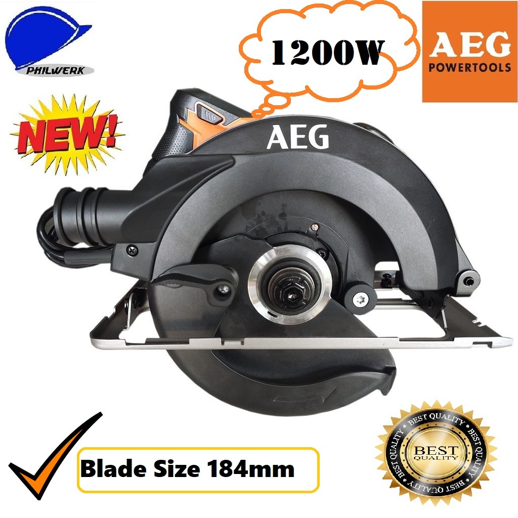 AEG Powertools CIRCULAR SAW KS121 1200W 184MM, Commercial & Industrial