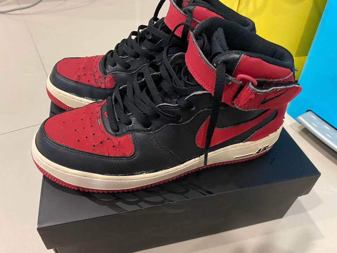 Air Force 1 Bred Men s Fashion Footwear Sneakers on Carousell