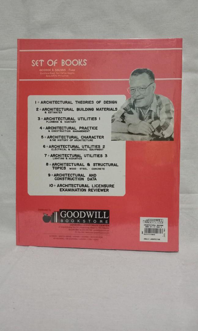 Architectural Building Materials by S. Salvan, Hobbies & Toys