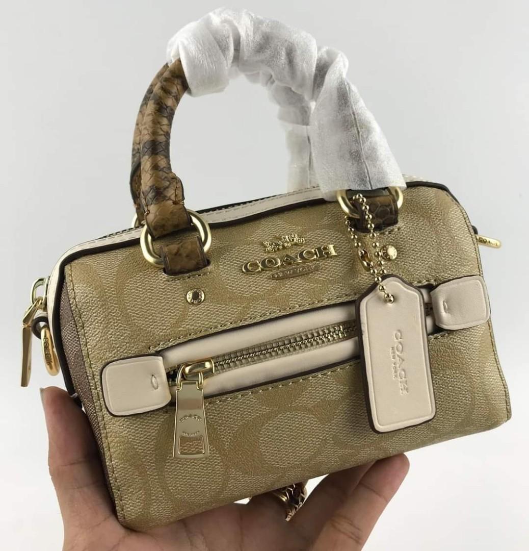 Coach Micro Rowan Crossbody in Signature Canvas, Women's Fashion, Bags &  Wallets, Purses & Pouches on Carousell