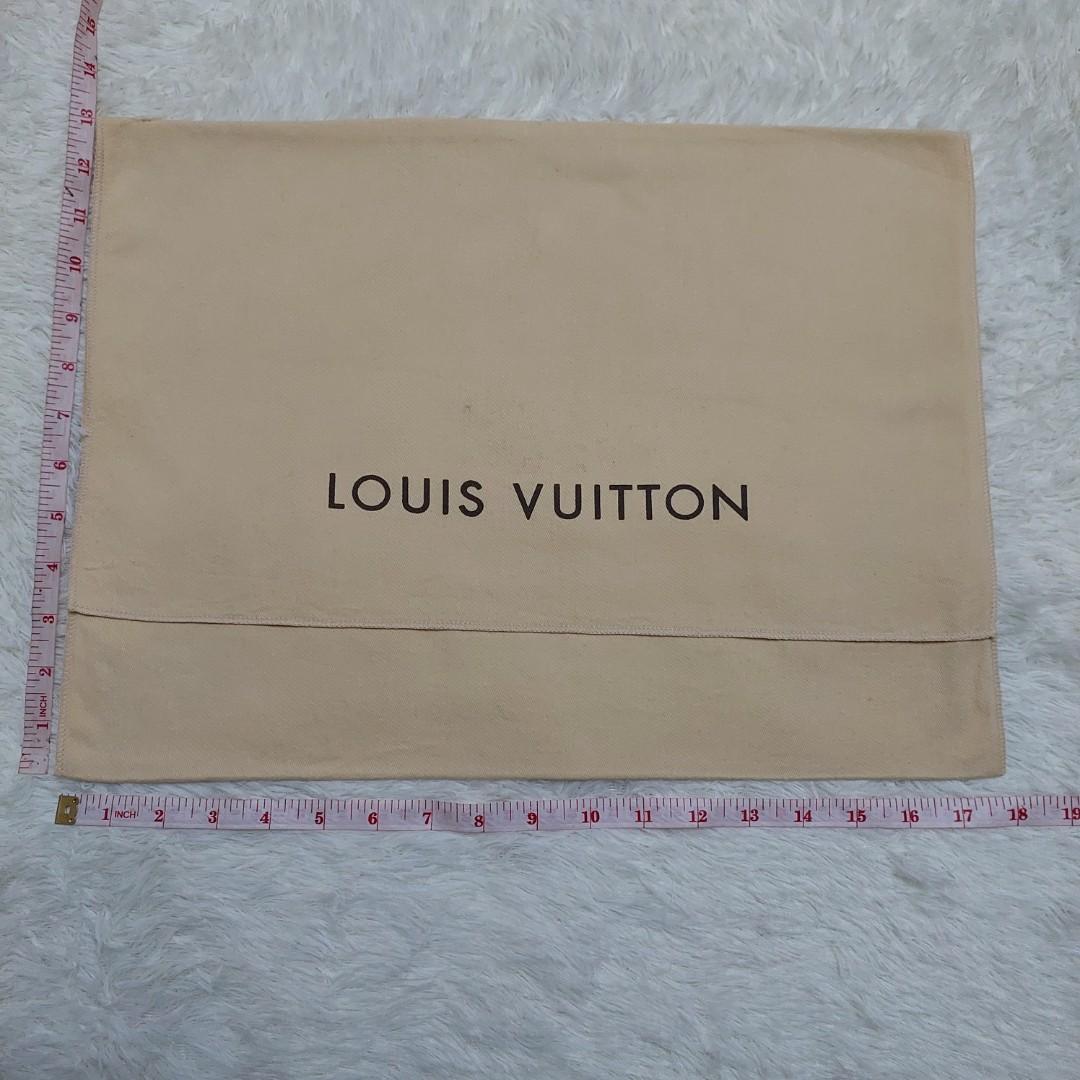 Authentic Louis Vuitton dust bag 15x21.5 inches, Luxury, Bags & Wallets on  Carousell