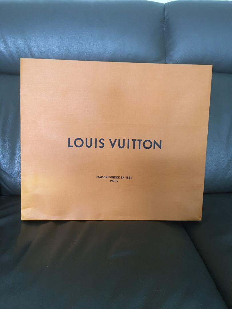LOUIS VUITTON EMPTY GIFT BOX WITH MAISON FONDEE EN 1854 PARIS BAG 10.5 x  4.5 x