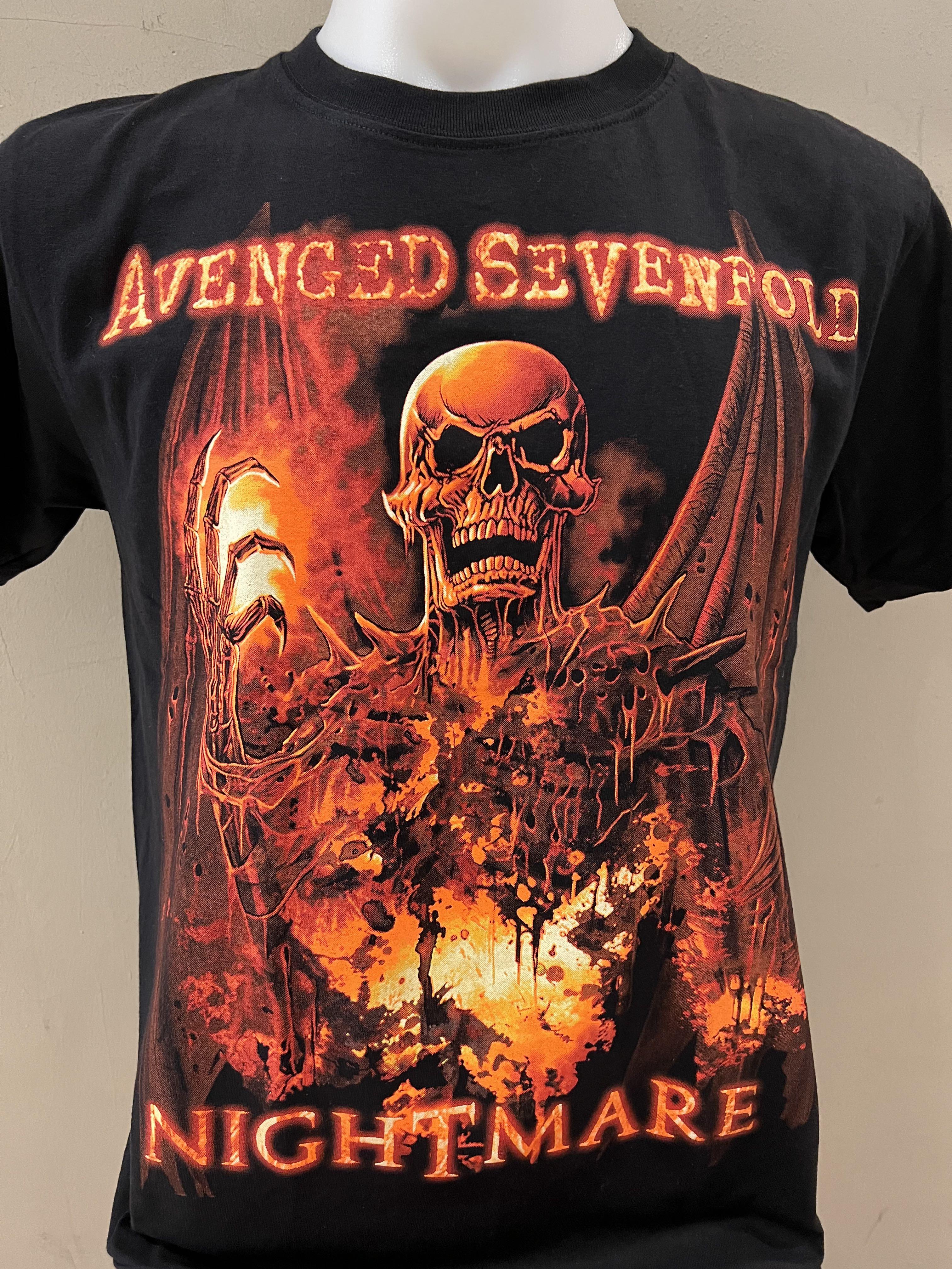 Pensioneret Dodge fly Avenged sevenfold A7X nightmare rock t shirt, Men's Fashion, Tops & Sets,  Tshirts & Polo Shirts on Carousell