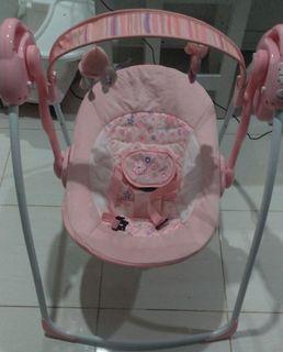 Ayunan Bayi Baby Elle Portable Swing Comfort & Deluxe Collection seri 32007 (Preloved)