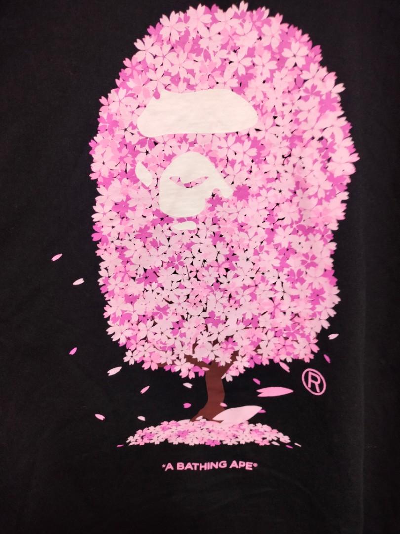Bape Sakura Blossom, Men's Fashion, Tops & Sets, Tshirts & Polo Shirts ...