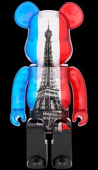 EIFFEL TOWER Tricolor Ver BE@RBRICK 1000 Medicom 400% Bearbrick