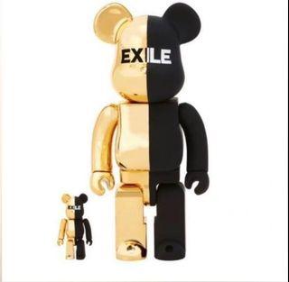 Bearbrick Exile 20th anniversary 400% & 100%