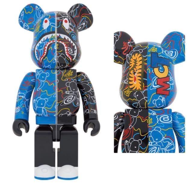 BAPE(R) BE@RBRICK LINE CAMO SHARK