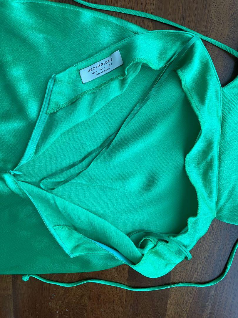 Bec & Bridge Loren Cut Out Midi Dress in Emerald Green, Women's Fashion,  Dresses & Sets, Dresses on Carousell