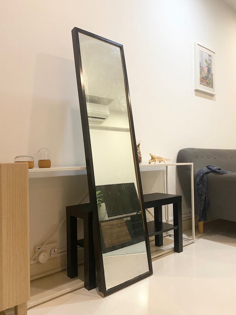 Black Standing mirror, Furniture & Home Living, Home Decor, Mirrors on