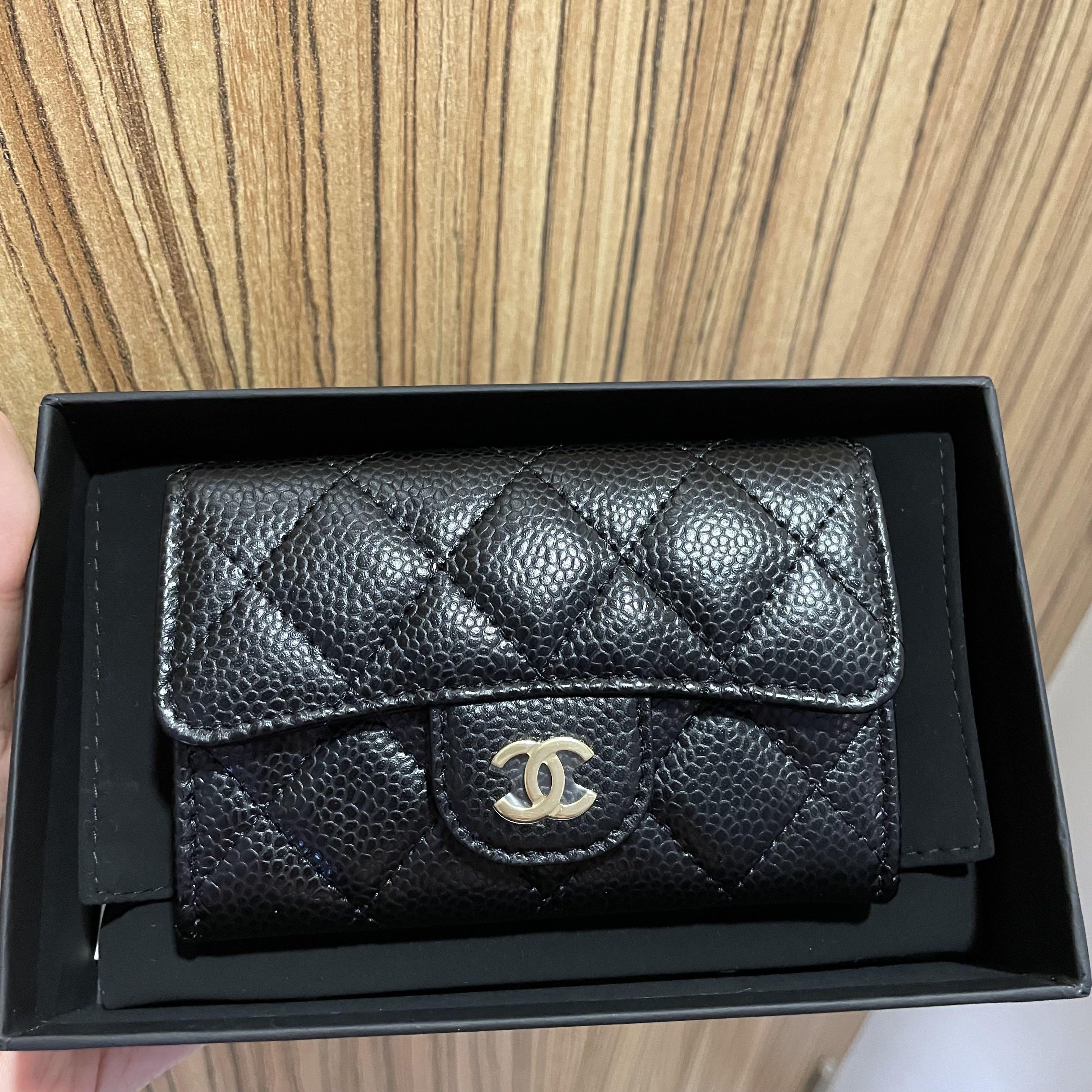 BN Chanel classic flap card holder, Luxury, Bags & Wallets on Carousell